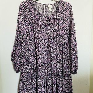 H&M Balloon Sleeve A-Line Dress